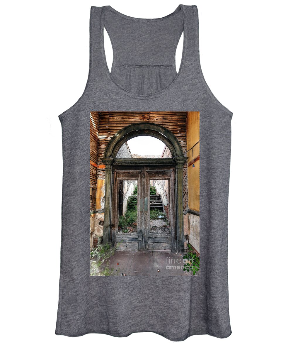 Jerome Women's Tank Top featuring the photograph 0707 Jerome Ghost Town by Steve Sturgill