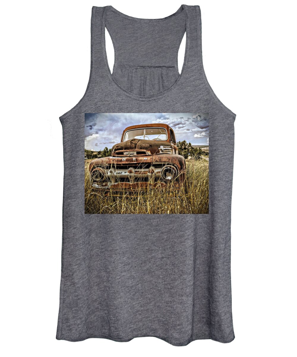 Ford Women's Tank Top featuring the photograph ORD by Gia Marie Houck
