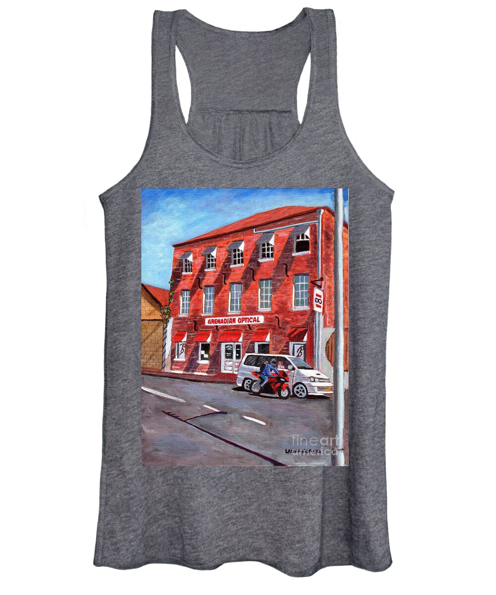 Grenada Women's Tank Top featuring the painting Georgian Style by Laura Forde