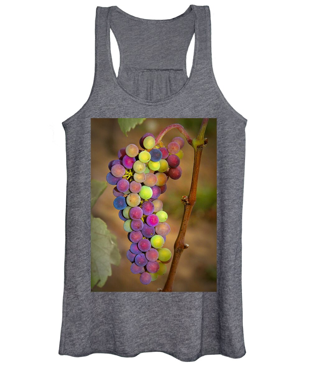 Grapes Women's Tank Top featuring the photograph Jewel Tones #1 by Jean Noren