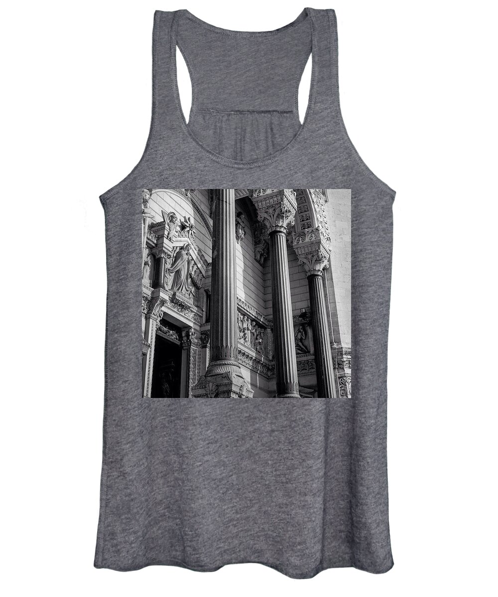 Beautiful Women's Tank Top featuring the photograph Lyon, France #1 by Aleck Cartwright