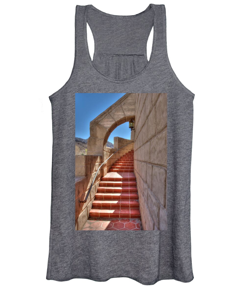Architecture Women's Tank Top featuring the photograph Spanish Steps #1 by David Andersen