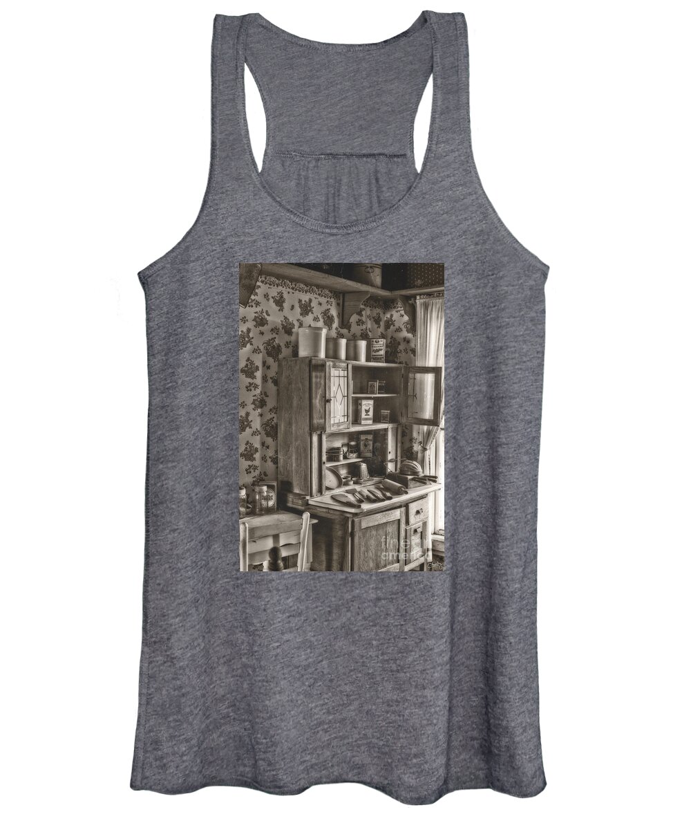 1800s Kitchen Women's Tank Top featuring the photograph 1800s Kitchen by Imagery by Charly