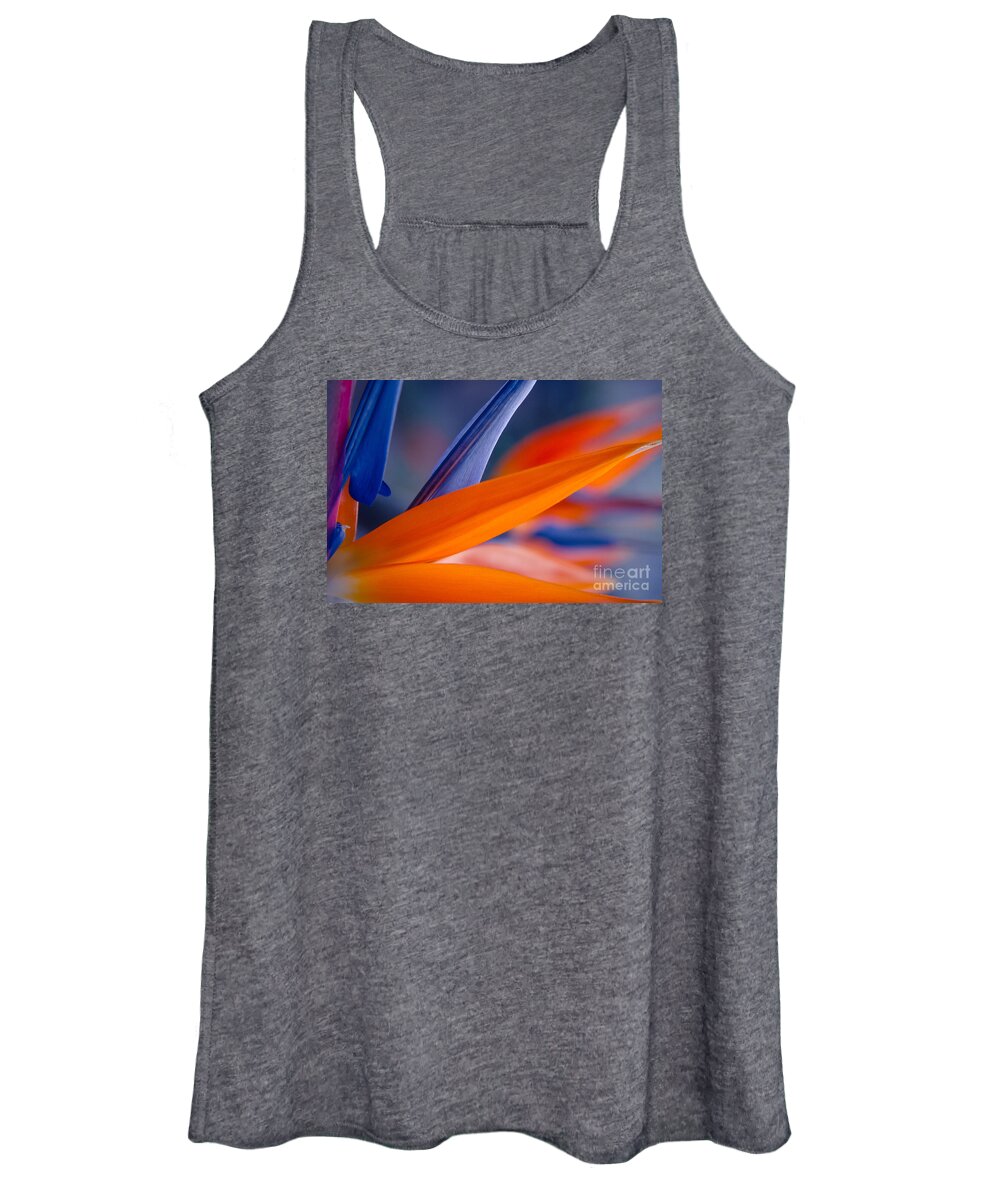 Bird Of Paradise Women's Tank Top featuring the photograph Art by Nature by Sharon Mau
