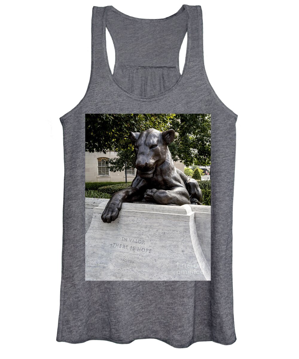 Commemorate Women's Tank Top featuring the photograph At the National Law Enforcement Officers Memorial in Washington DC #3 by William Kuta