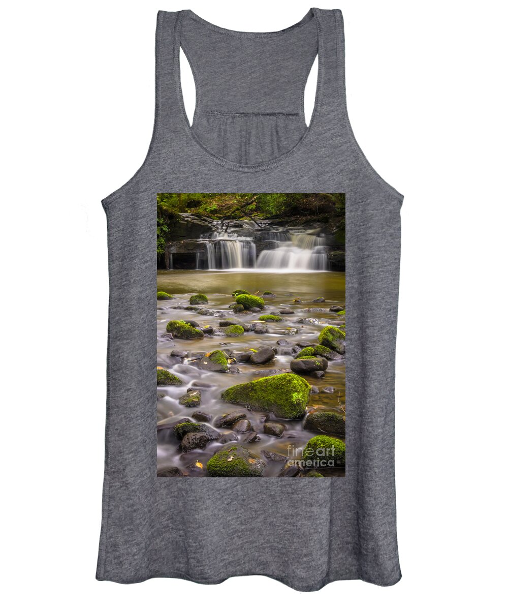 Airedale Women's Tank Top featuring the photograph Goit Stock Waterfall #5 by Mariusz Talarek