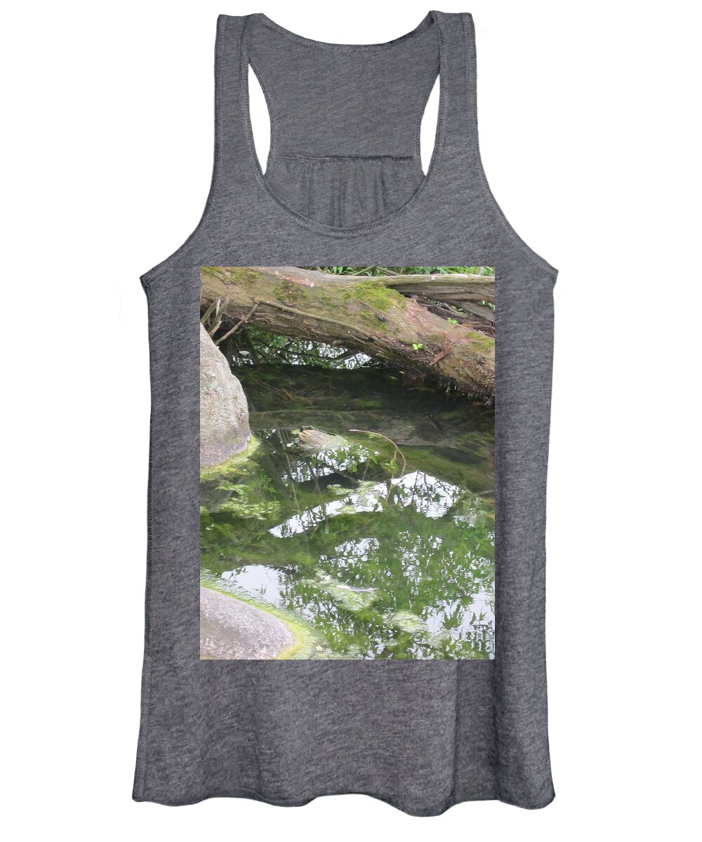Abstract Women's Tank Top featuring the photograph Abstract Nature 3 by Rosita Larsson