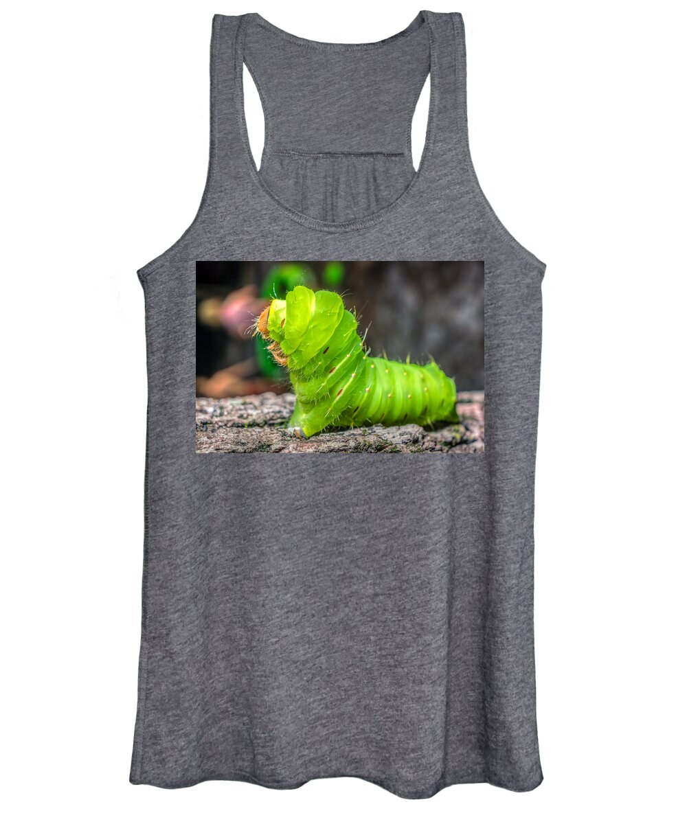 America Women's Tank Top featuring the photograph Antheraea polyphemus by Traveler's Pics