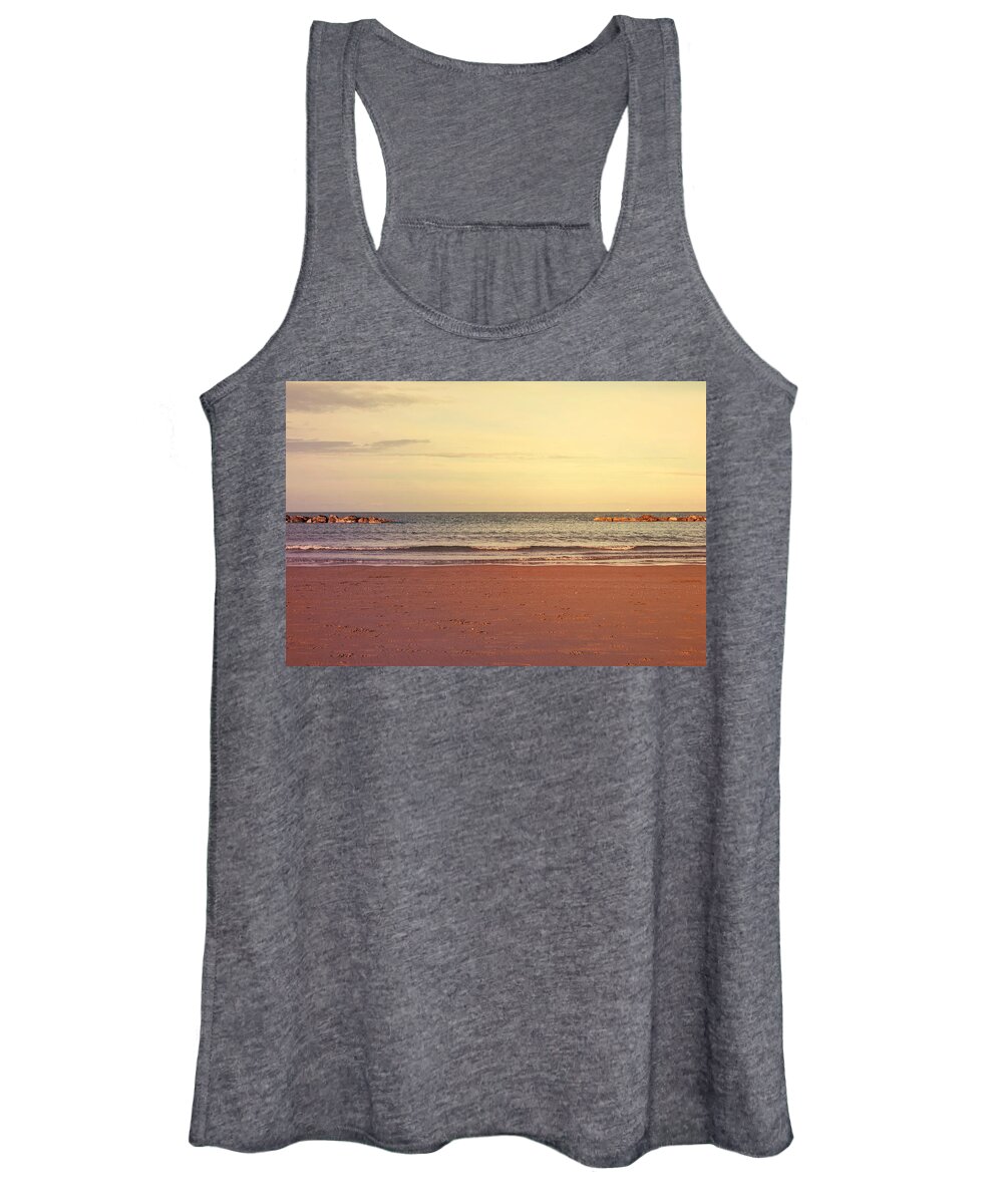 Italy Women's Tank Top featuring the photograph At the beach by AM FineArtPrints