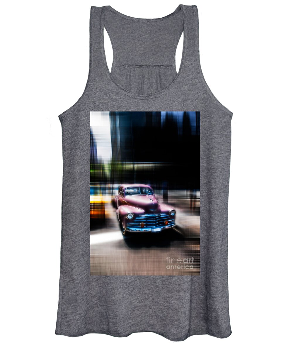 Nyc Women's Tank Top featuring the photograph attracting curves III2 by Hannes Cmarits