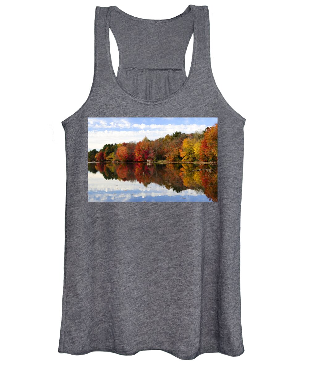 Autumn Women's Tank Top featuring the photograph Autumn Explosion by Luke Moore