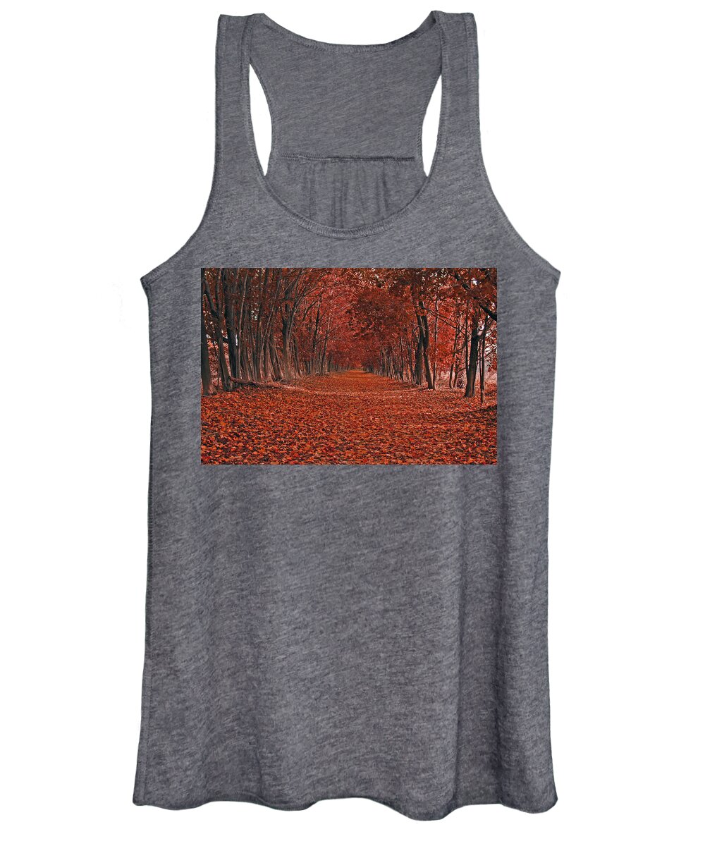 Autumn Women's Tank Top featuring the photograph Autumn by Raymond Salani III