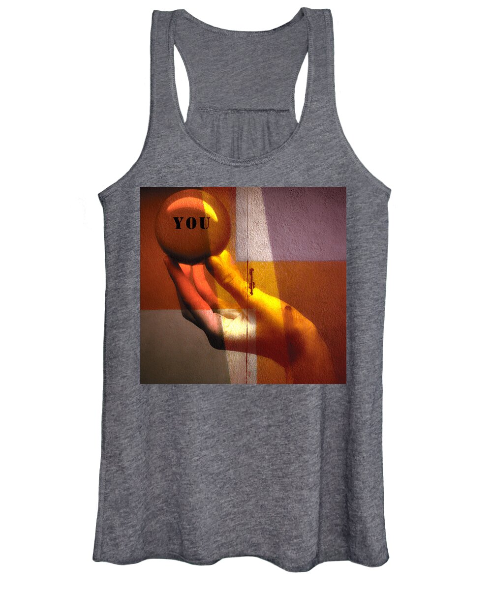 Abstracta Women's Tank Top featuring the photograph Be You by J C