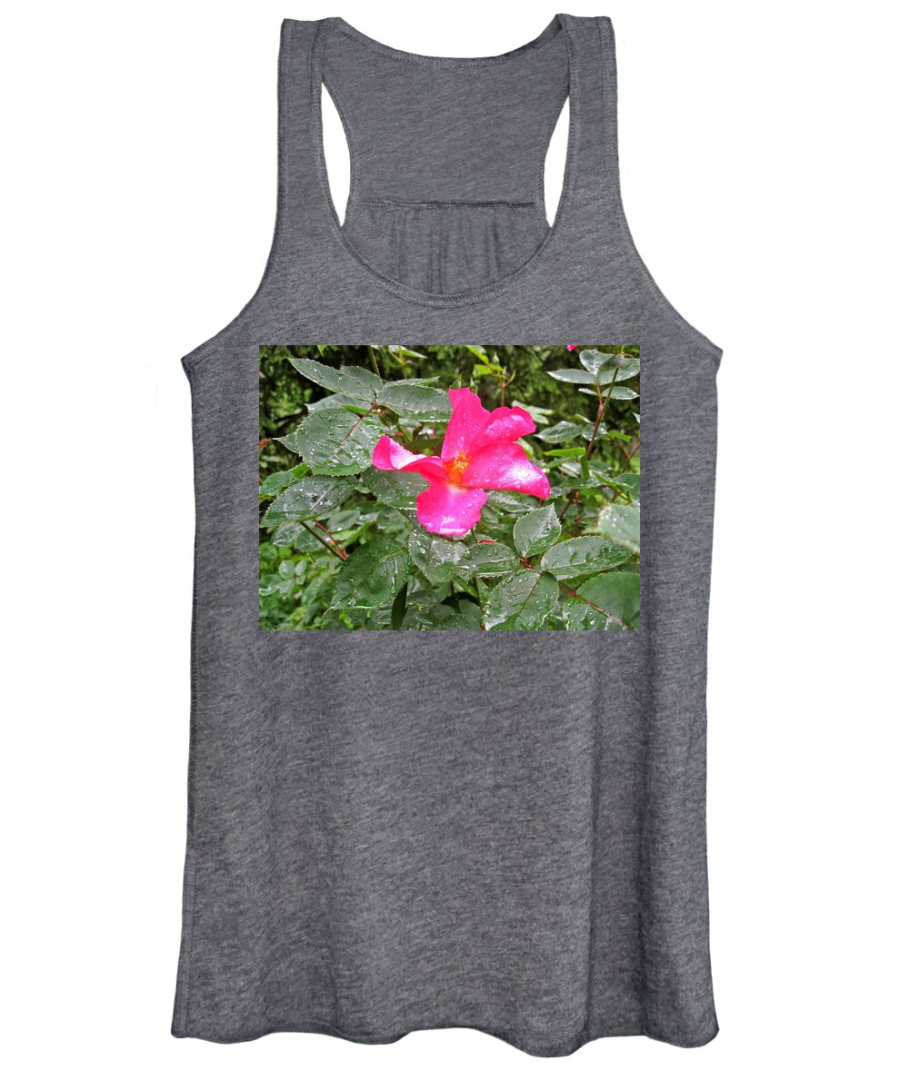 Flower Women's Tank Top featuring the photograph Beauty After The Rain by Felix Zapata