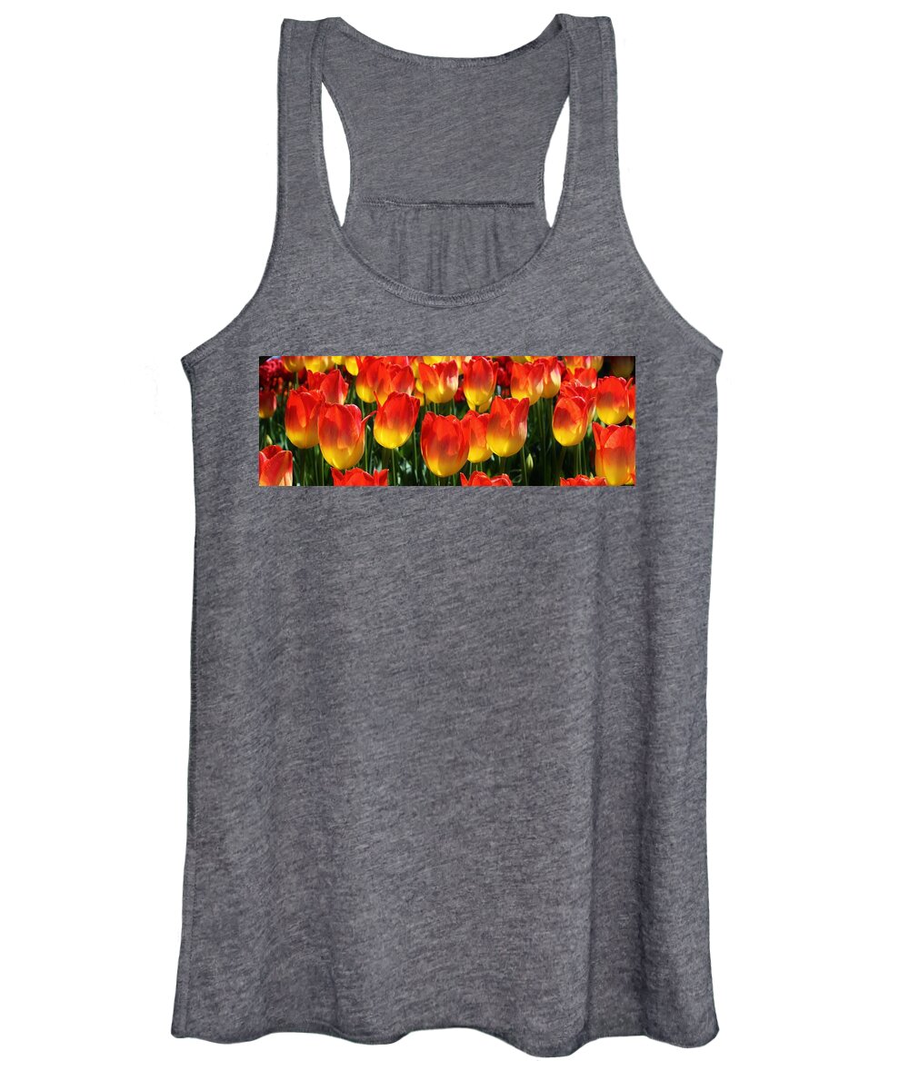 Flora Women's Tank Top featuring the photograph Blazing Color by Bruce Bley