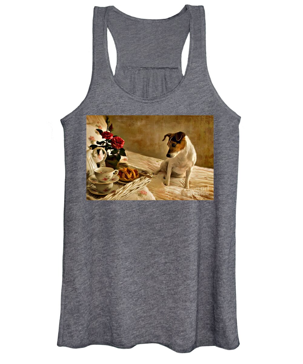  Women's Tank Top featuring the photograph Bon Appetit by Jean Hildebrant