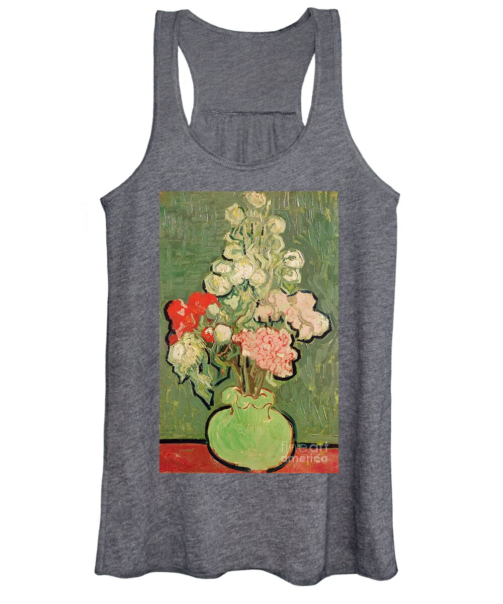 1890 Women's Tank Top featuring the painting Bouquet of Flowers by Vincent van Gogh