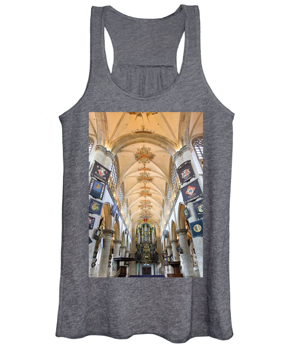 Breda Women's Tank Top featuring the photograph Breda Cathedral by Jenny Setchell