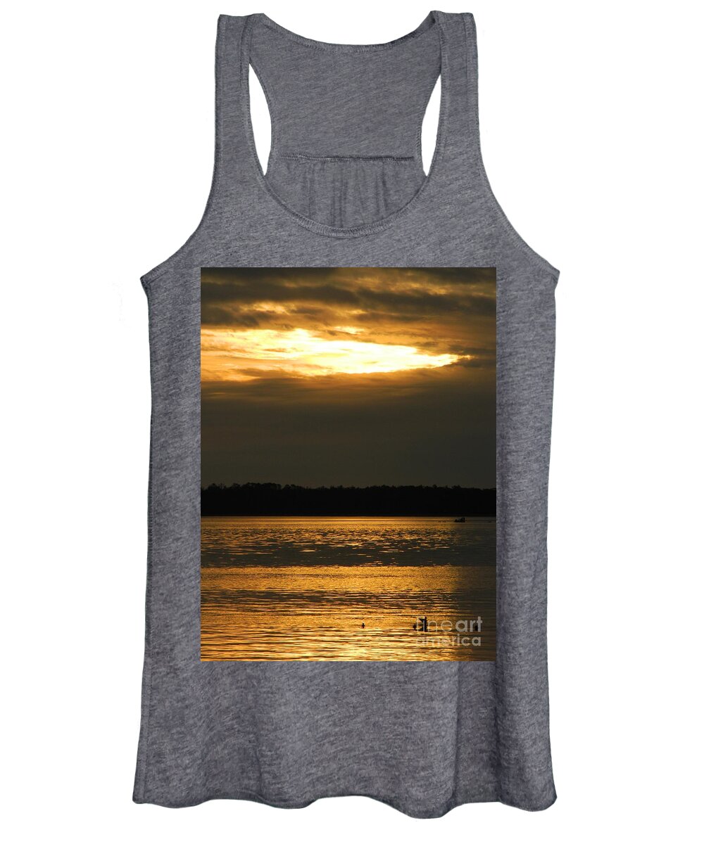 Nature Women's Tank Top featuring the photograph Bright Peacefulness by Gallery Of Hope 