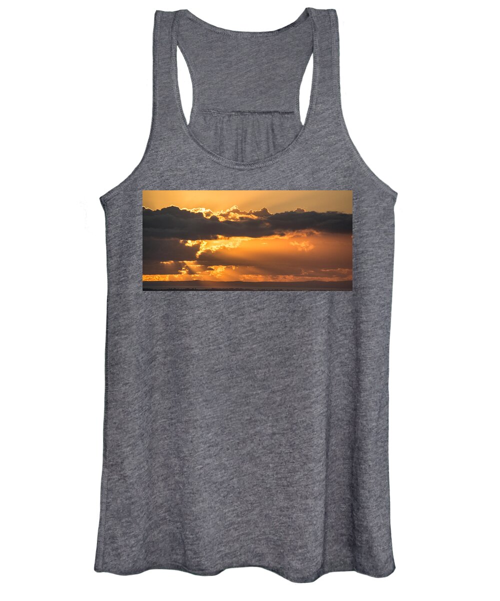 Sunset Women's Tank Top featuring the photograph The Trumpet Sound by Parker Cunningham
