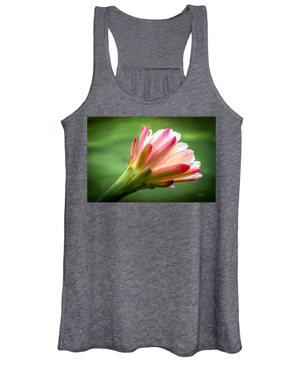 Flower Women's Tank Top featuring the photograph Cactus Flower 4 by Will Wagner