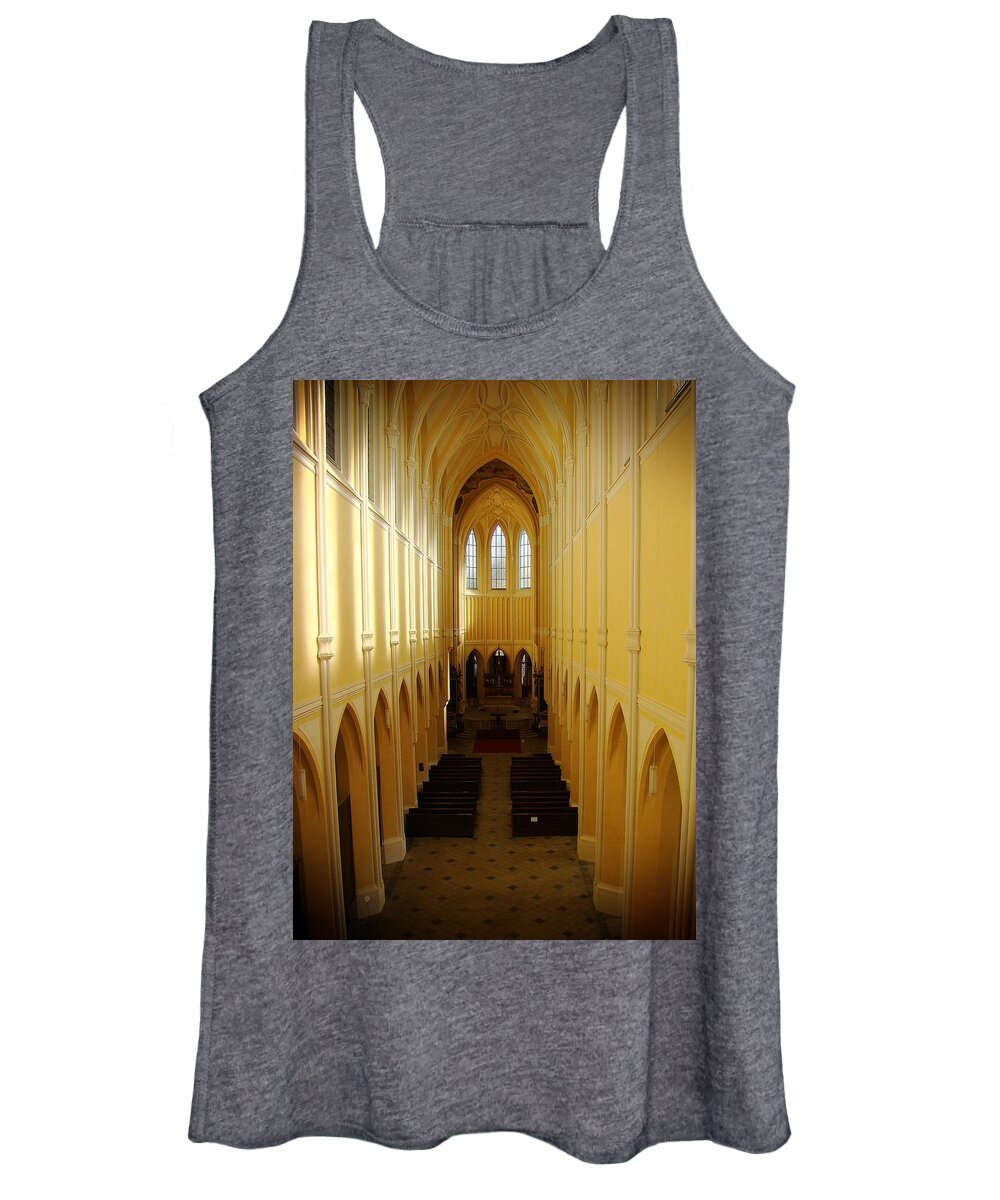 Church Of The Assumption Of Our Lady And Saint John The Baptist Women's Tank Top featuring the photograph Church of the Assumption of Our Lady and Saint John the Baptist by Zinvolle Art