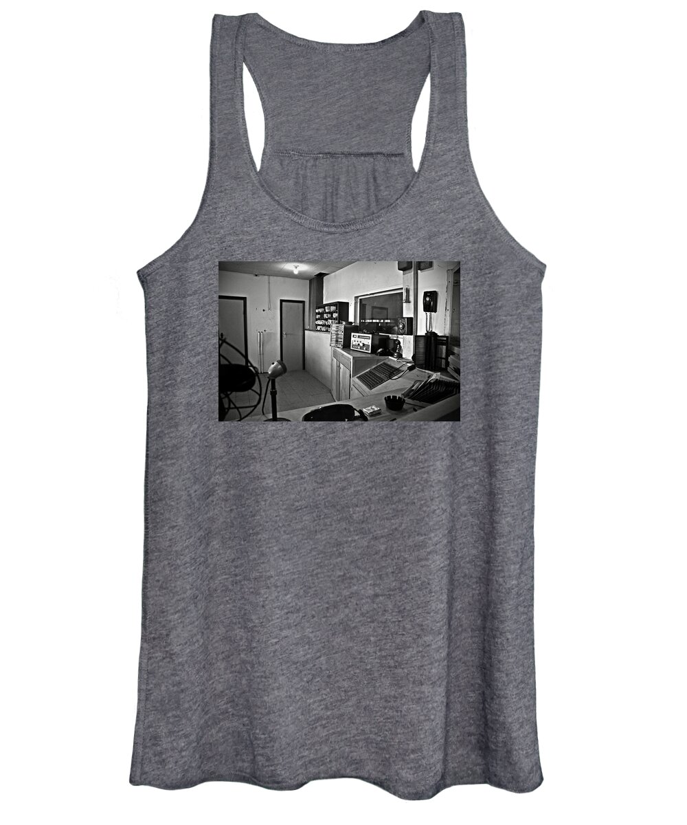 Control Women's Tank Top featuring the photograph Control room in Alcatraz Prison by RicardMN Photography
