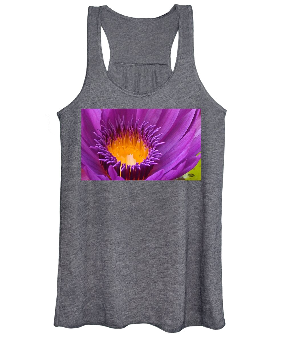 Flower Photograph Women's Tank Top featuring the photograph Dance in the Garden by Michele Penn