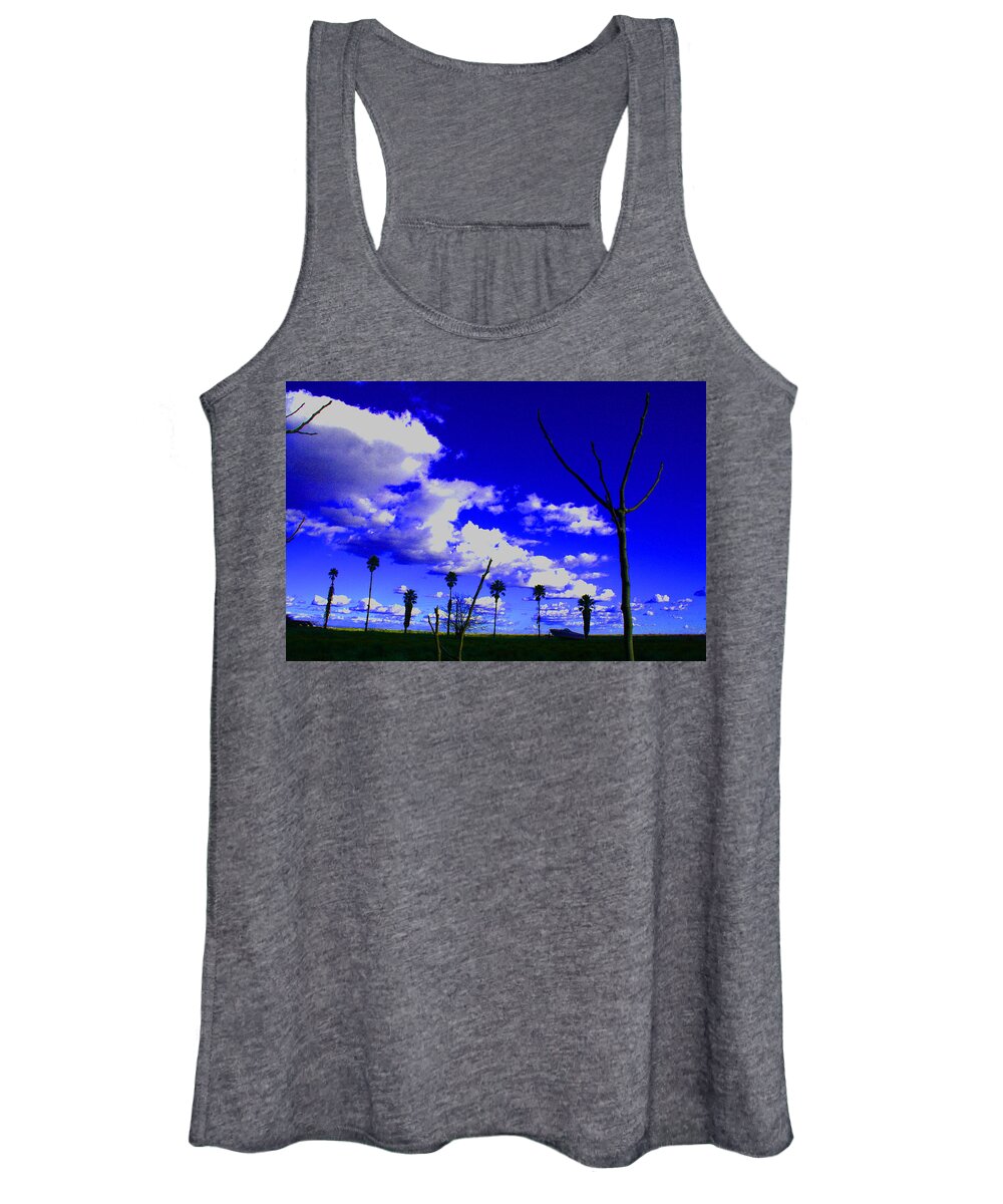 Clouds Women's Tank Top featuring the digital art Delta Clouds by Joseph Coulombe