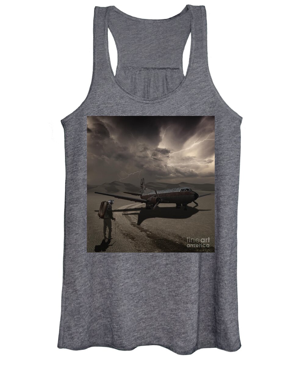 Photo Surrealism Women's Tank Top featuring the photograph Destination Known by Keith Kapple