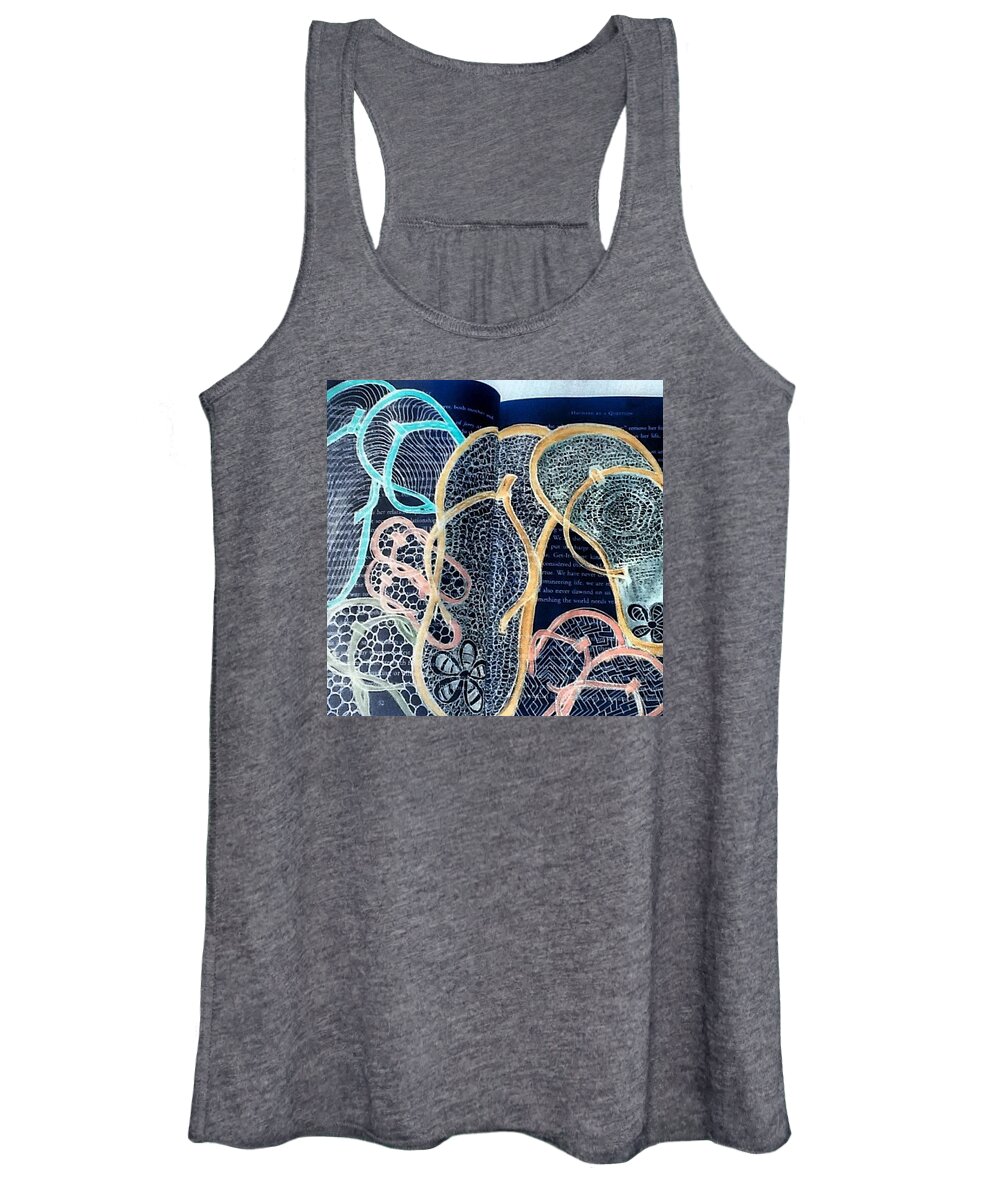 Sandals Women's Tank Top featuring the photograph Sandals at the Beach by Sandra Lira