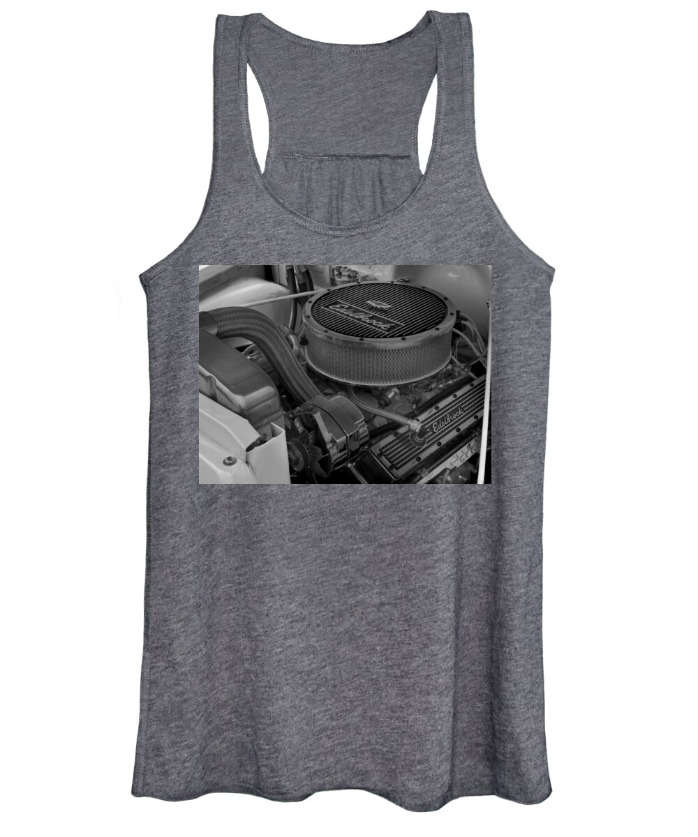 Engine Women's Tank Top featuring the photograph Edelbrock by Thomas Young