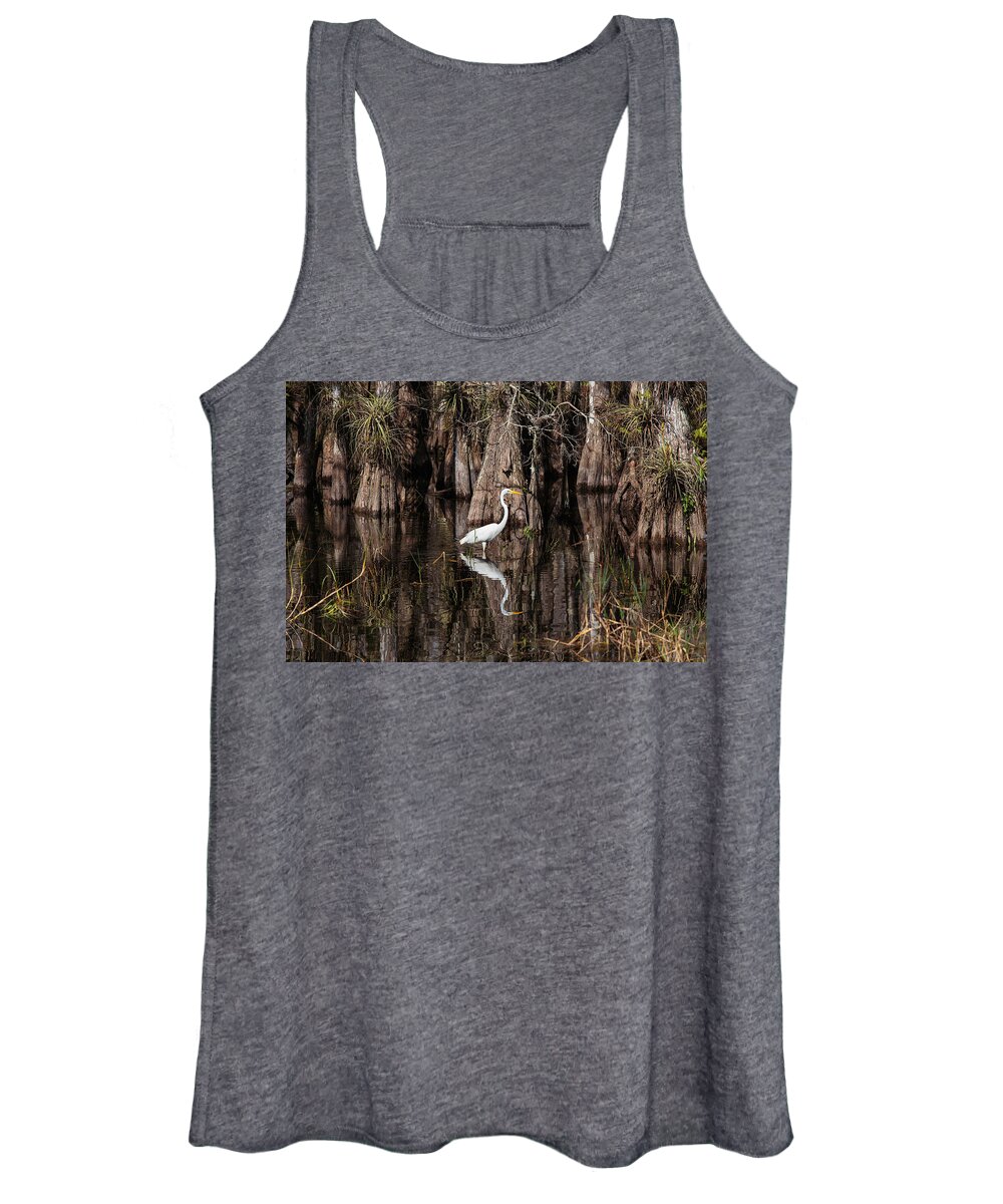 Everglades Women's Tank Top featuring the photograph Everglades0419 by Matthew Pace