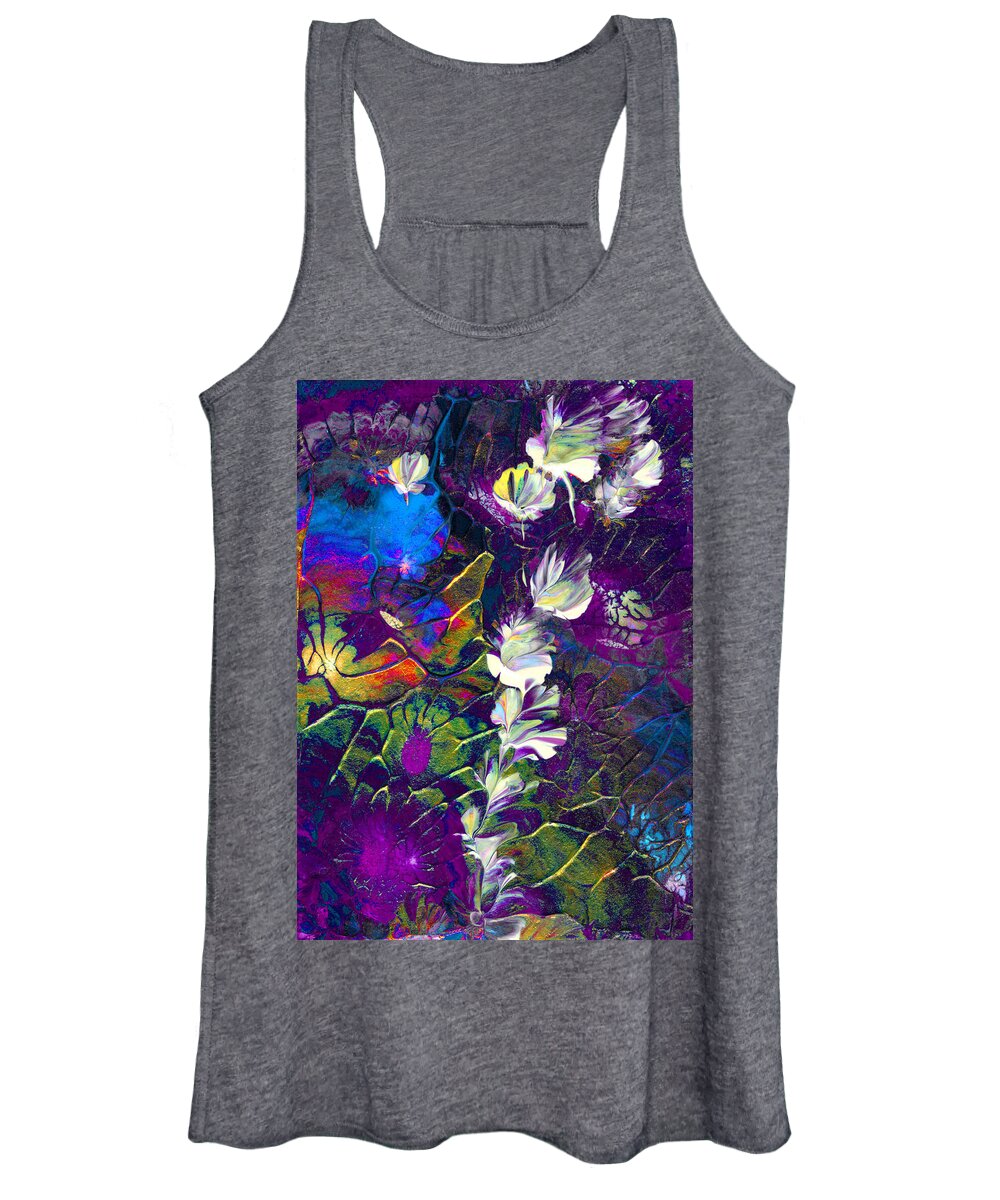 Fairy Women's Tank Top featuring the painting Fairy Dusting by Nan Bilden