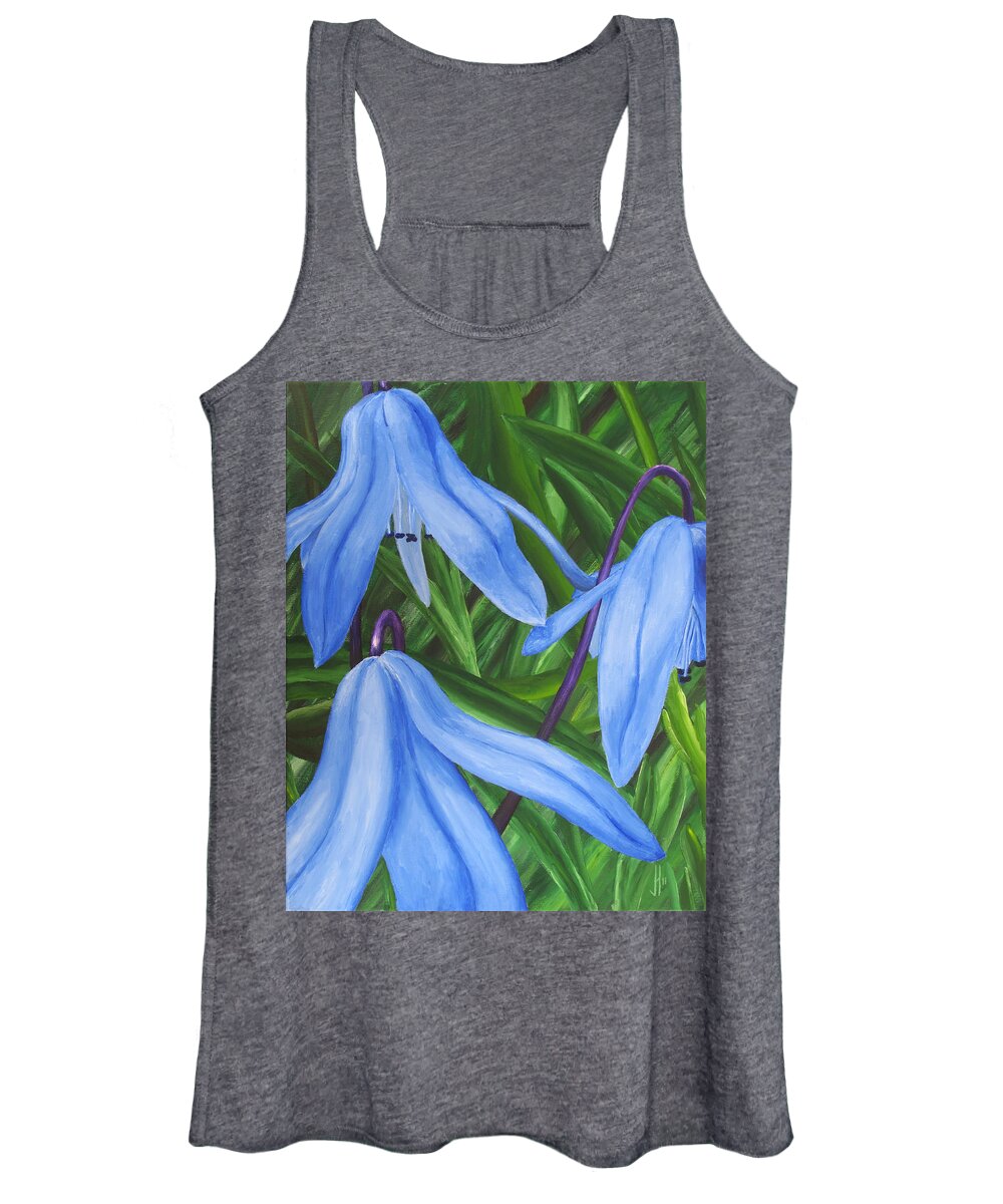 Flora Women's Tank Top featuring the painting Flora Series-Number 11 by Jim Harper