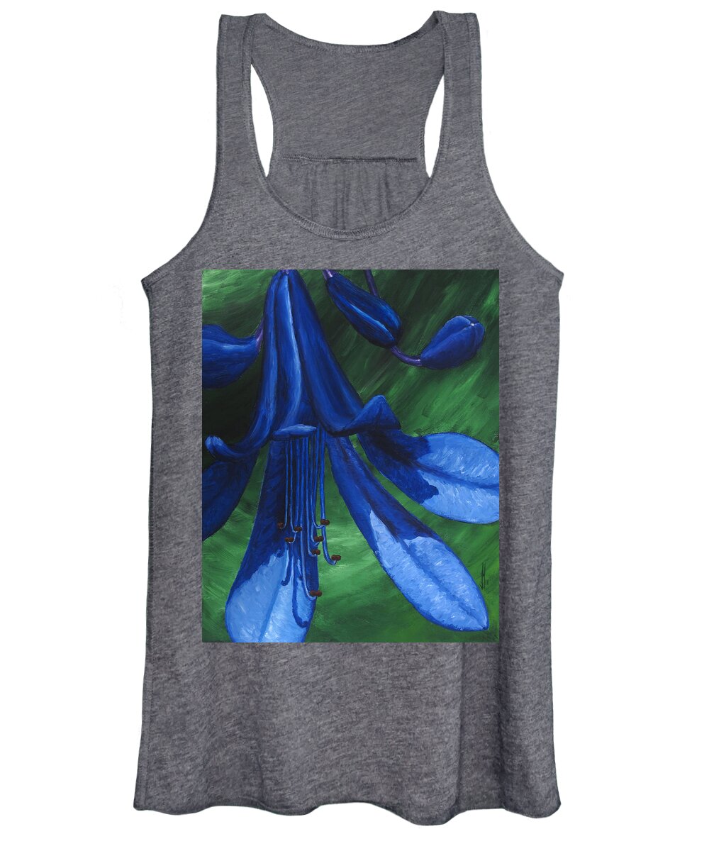 Flora Women's Tank Top featuring the painting Flora Series-Number 12 by Jim Harper