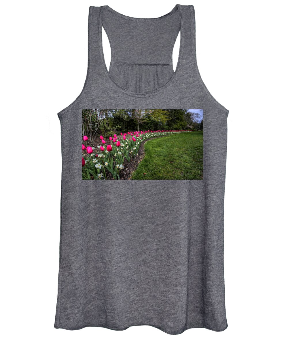 Flowers Women's Tank Top featuring the photograph Flowers of Spring by David Dufresne