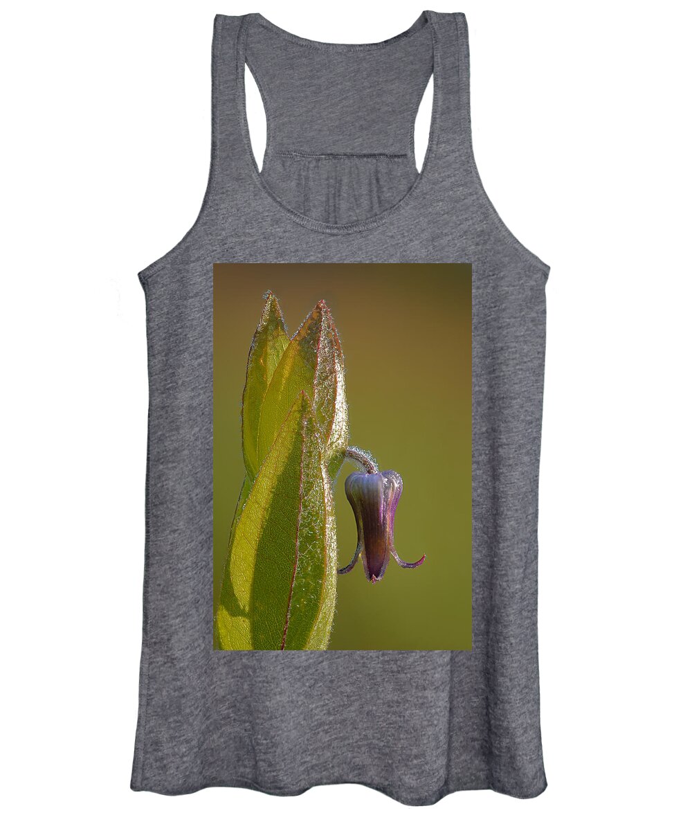 2011 Women's Tank Top featuring the photograph Fremont's Leather Flower by Robert Charity