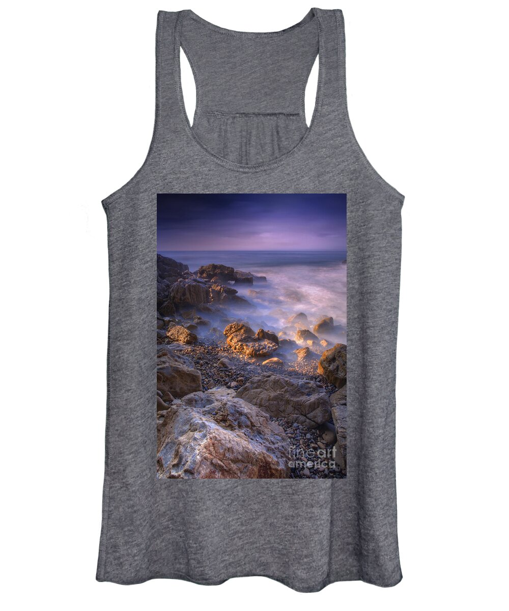 Newport Beach Women's Tank Top featuring the photograph Frothy Coast by Marco Crupi