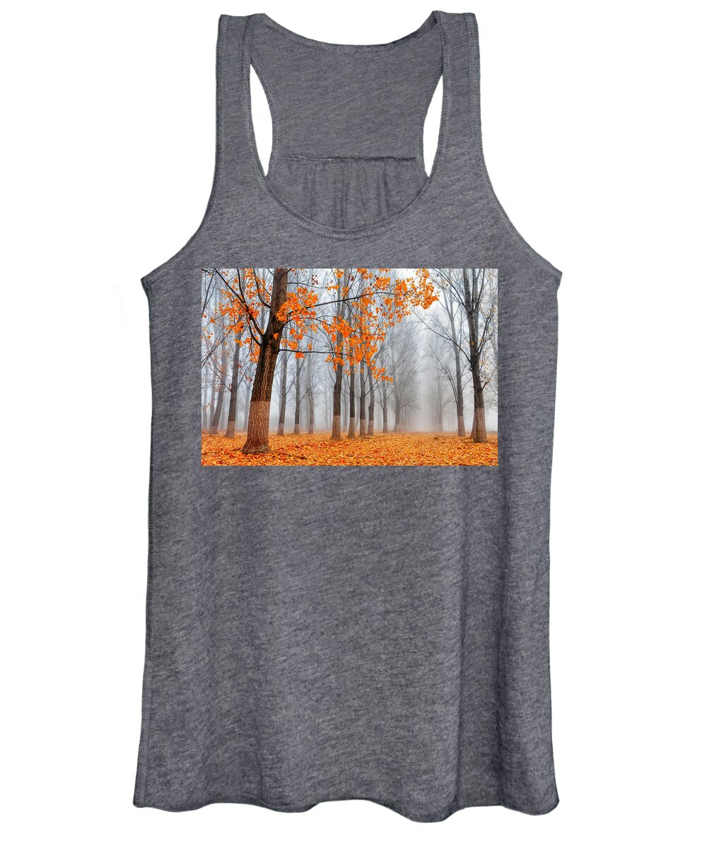 Bulgaria Women's Tank Top featuring the photograph Heralds Of Autumn by Evgeni Dinev