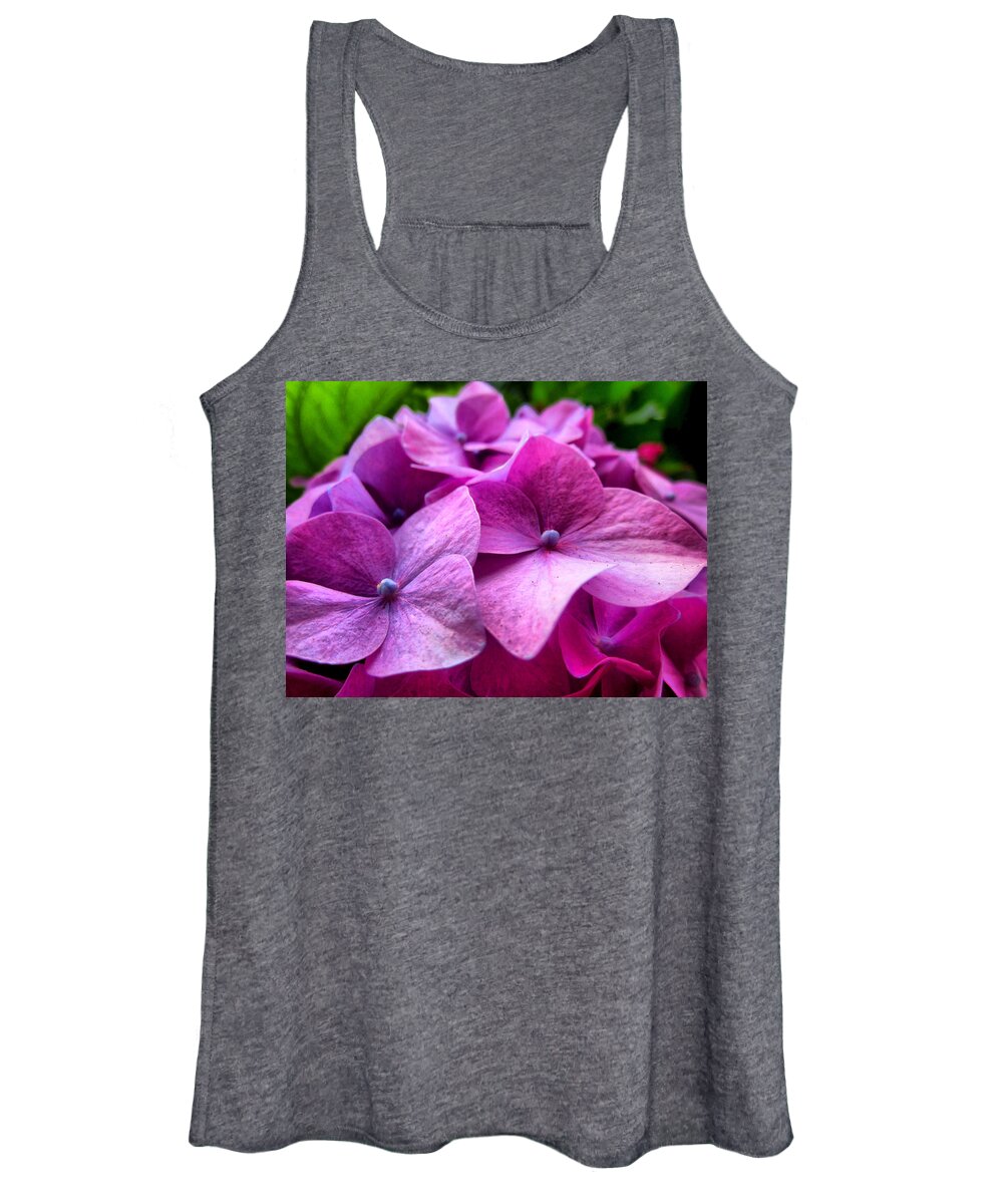 Hydrangea Women's Tank Top featuring the photograph Hydrangea Bliss by Spencer Hughes