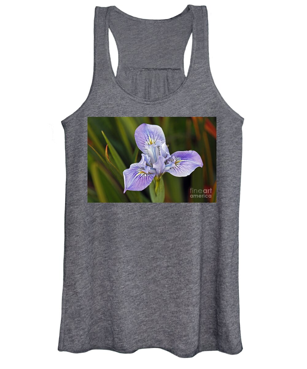 Kate Brown Women's Tank Top featuring the photograph Iris by Kate Brown