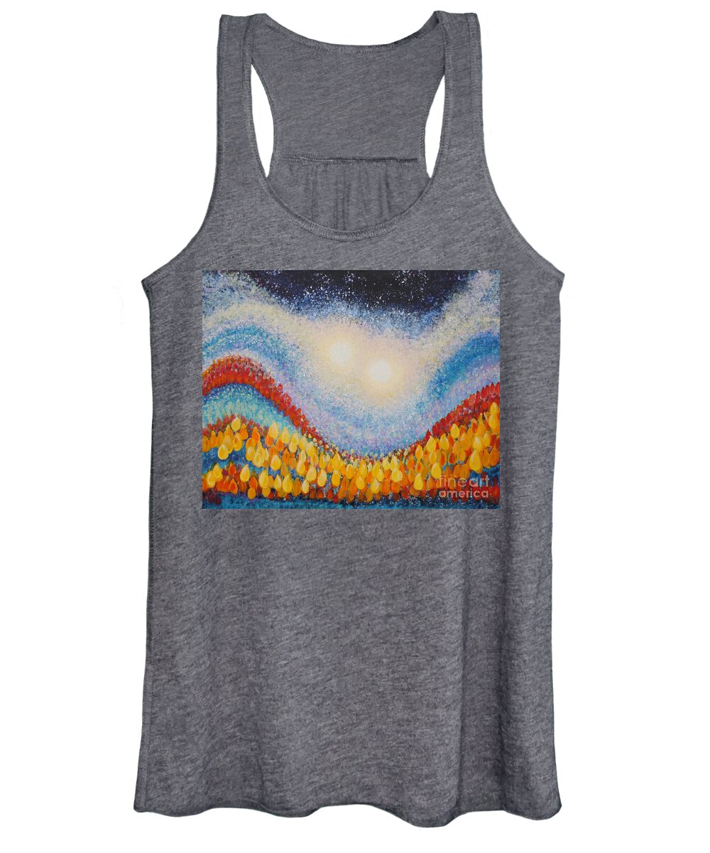 Jubilee Women's Tank Top featuring the painting Jubilee by Holly Carmichael