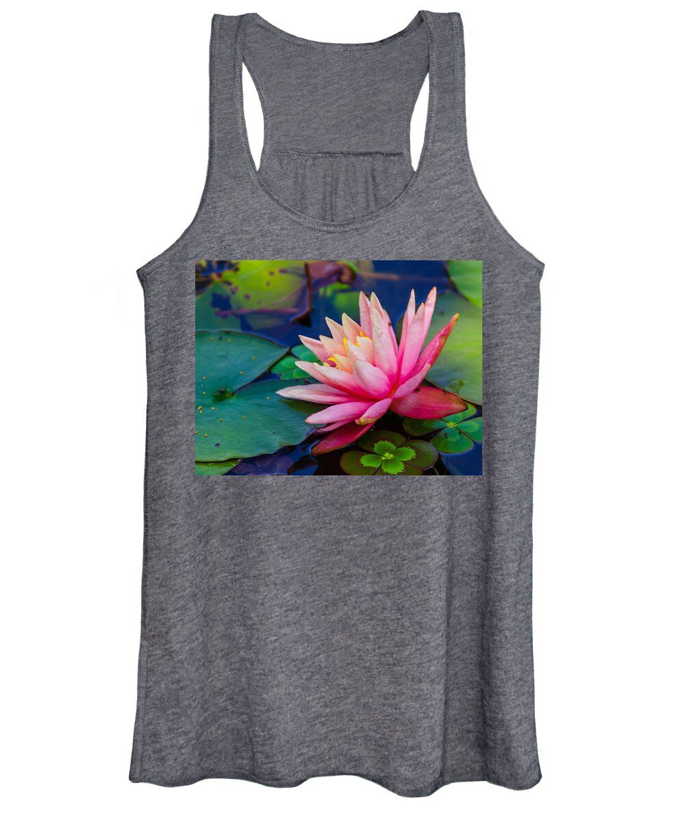 Lily Women's Tank Top featuring the photograph Lily Pond by John Johnson