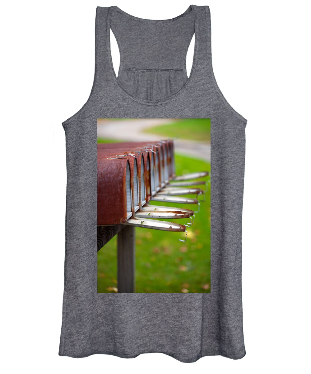 Mailboxes Women's Tank Top featuring the photograph Mail Call by Karol Livote