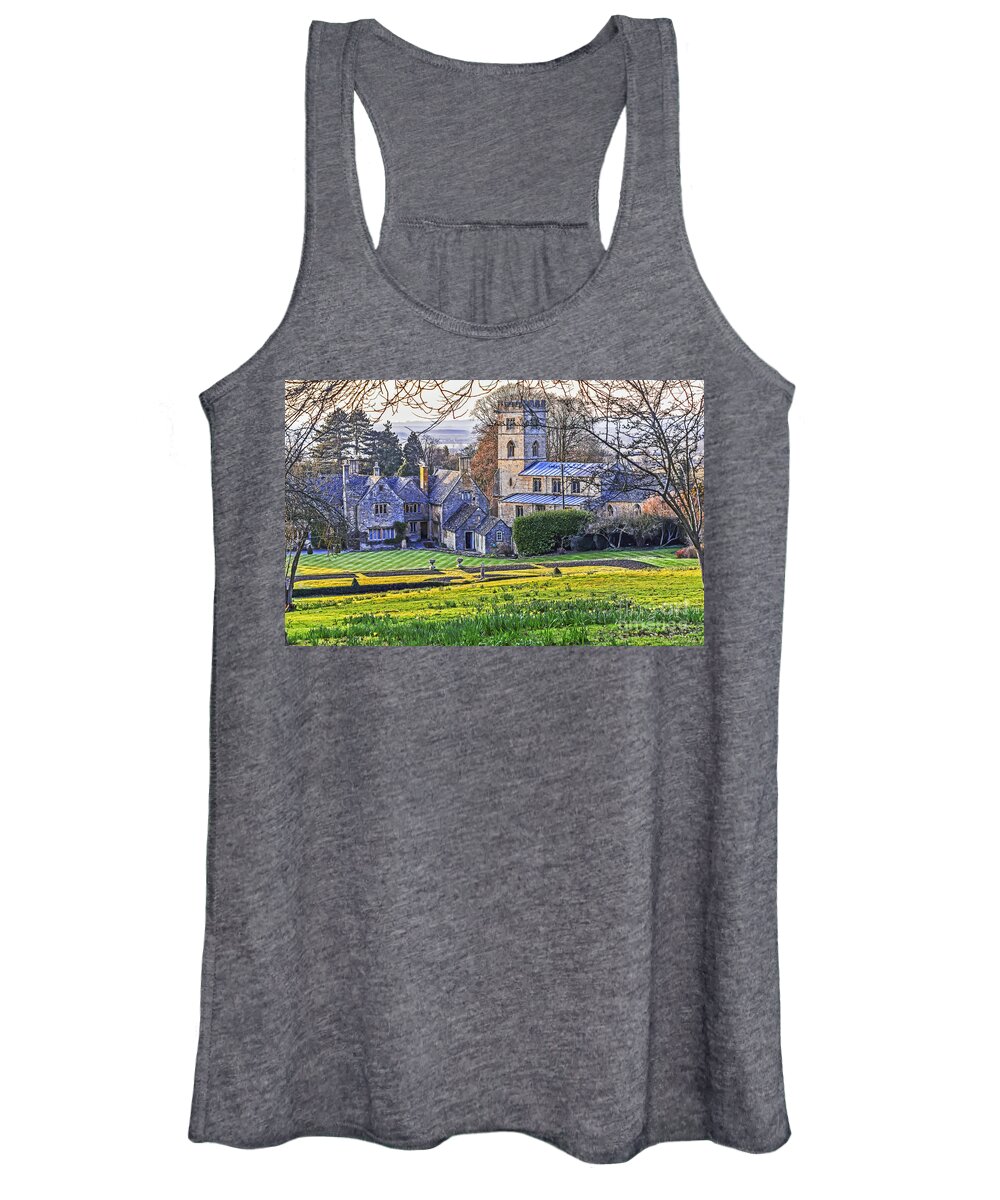 Travel Women's Tank Top featuring the photograph Manor House by Elvis Vaughn