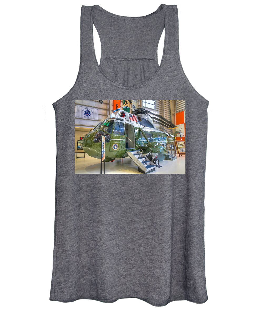 Pensacola Women's Tank Top featuring the photograph Marine One by Tim Stanley