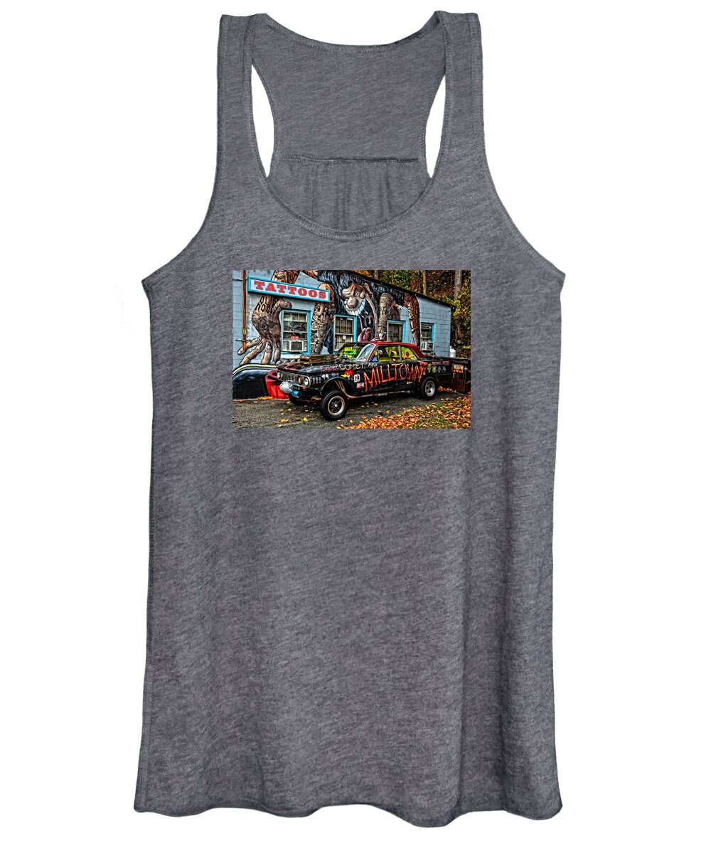 Car Women's Tank Top featuring the photograph Milltown's Edsel Comet by Mike Martin