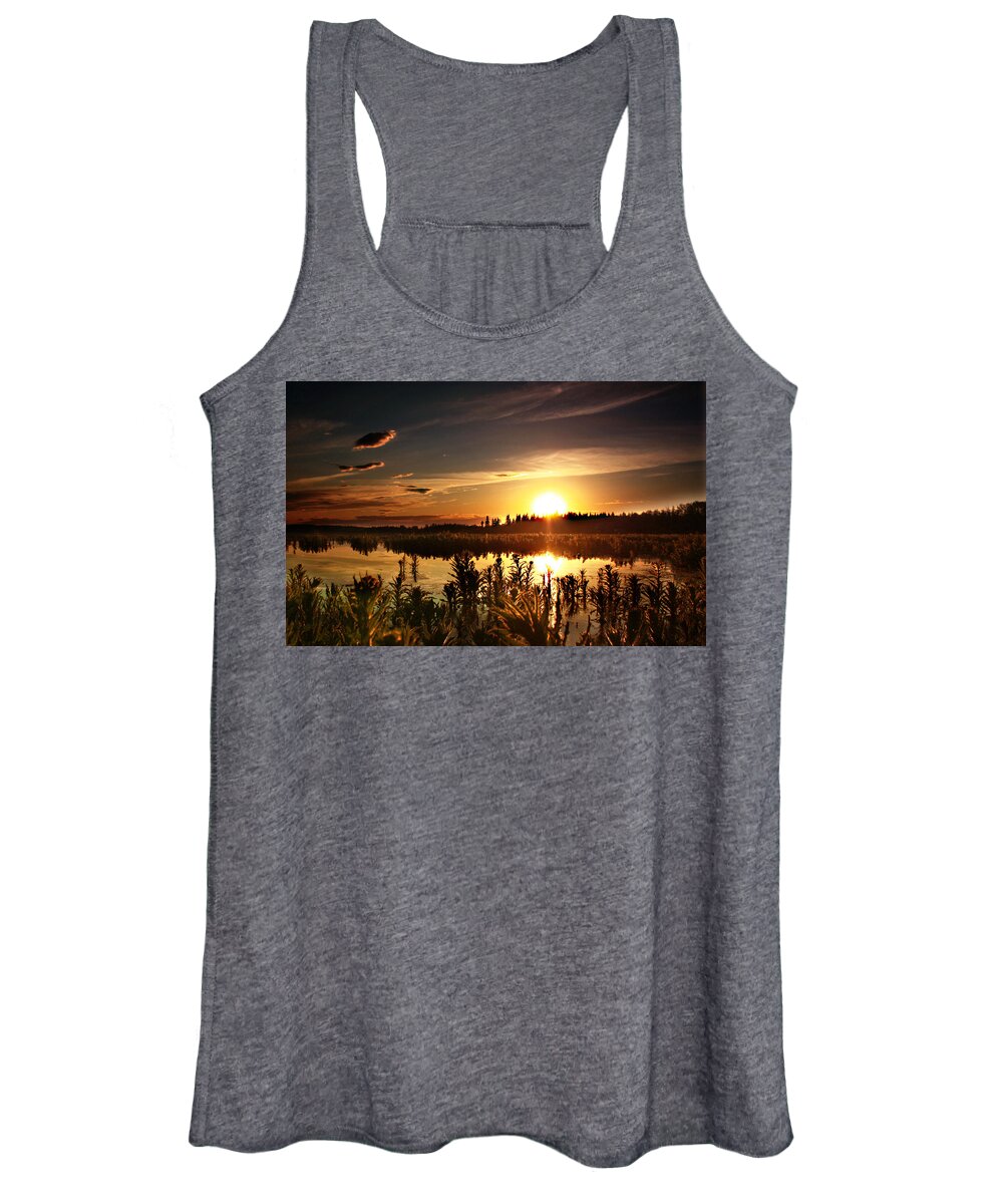 Landscapes Women's Tank Top featuring the photograph My sandy Floors by J C