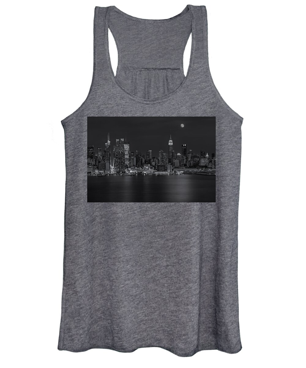 Esb Women's Tank Top featuring the photograph New York City Night Lights by Susan Candelario